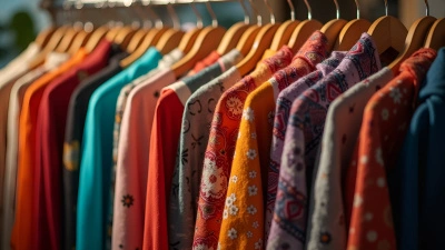 Vibrant Assortment Of Colorful Scarves On Hangers