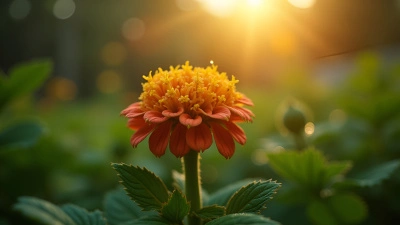 Vibrant Brown Cluster Flower Close-Up