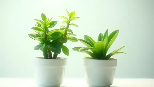 Vibrant Green Houseplants With Varied Leaves