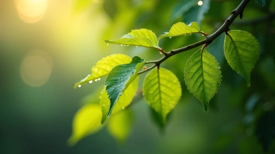 Vibrant Green Leafed Tree Branches Close-Up