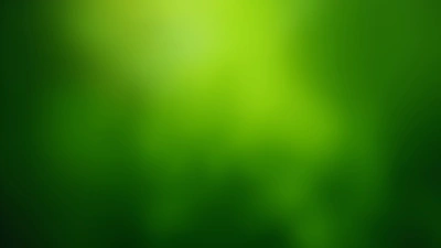 Vibrant Green Leaves Close-Up With Texture