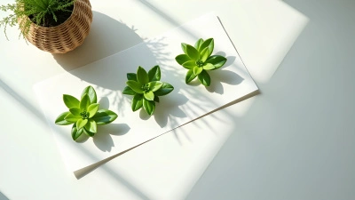 Vibrant Green Plants with Wicker Vase