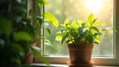 Vibrant Green Potted Plant On Windowsill