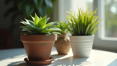Vibrant Green Succulent and Dumb Cane Plants