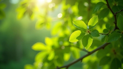 Vibrant Green Tree Leaves Close-Up