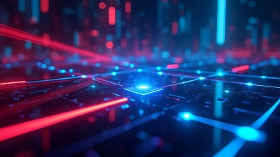 Vibrant Neon Lights Futuristic Wallpaper Design