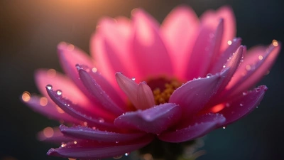 Vibrant Pink Flower Close-Up With Tilt-Shift