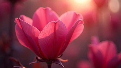 Vibrant Pink Flowers Close-Up With Sharp Focus