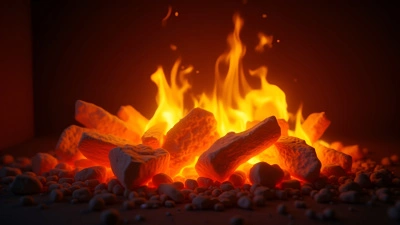Vivid Orange Yellow Flames Flickering Close-Up