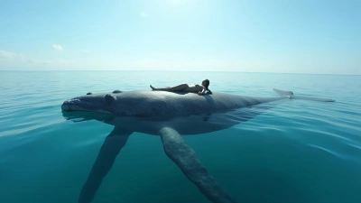 Whale Back Ride Over Clear Ocean Waters