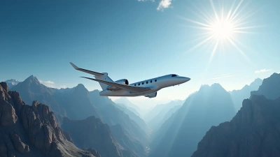 White Airplane Flying Over Mountain Peaks