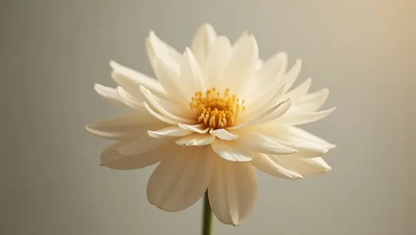 White And Brown Artificial Flower Close-Up