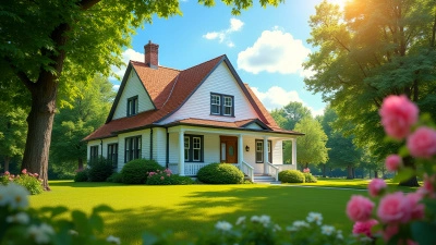 White And Brown House Surrounded By Green Trees
