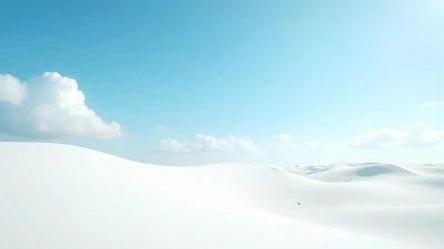 White Sand Dunes Under Clear Blue Sky