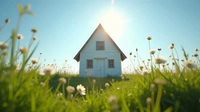 White Wooden House in Lush Green Grass