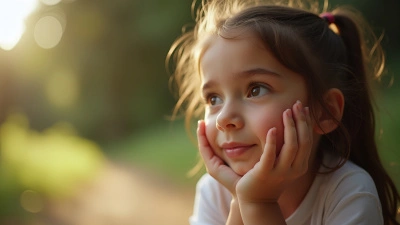Young Girl Resting Hand On Cheek Thoughtfully