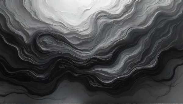 Charcoal Slate Flow With Intricate Lines