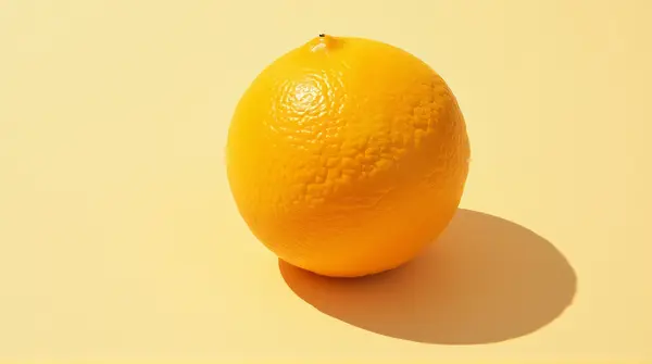 Citrus Fruit Close-Up With Textured Skin