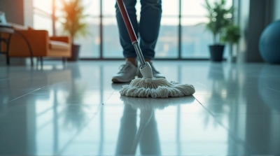 Cleaning Surface Action In Spacious Area