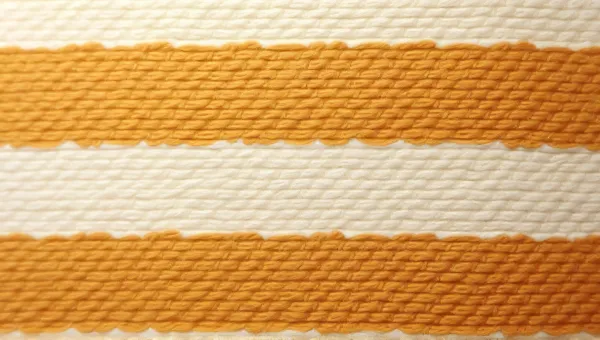 Close-Up Caramel Ivory Fabric Texture