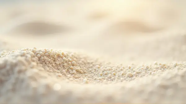 Close-Up Granular Terrain Texture With Soft Shadows