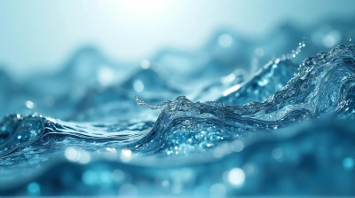 Close-Up Liquid Textures And Light Patterns