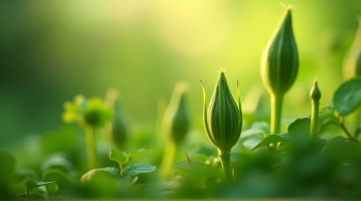 Close-Up Texture Of Vibrant Botanical Elements In Daylight