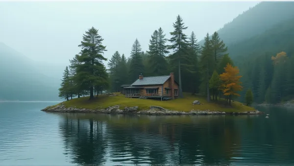 Cozy Cottage On Lakeside Peninsula With Forest