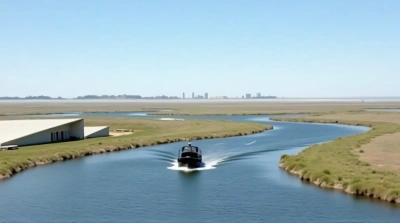 Dark Boat On Winding Stream By Geometric Structure