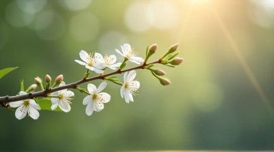 Delicate Petals Blooming On Slender Stem