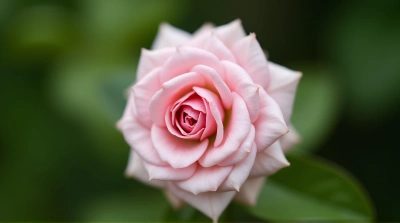 Delicate Pink Blossom Macro With Petal Texture