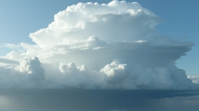 Dense Nimbus Cloud With Textured Gray Layers