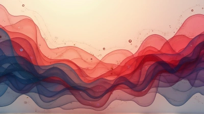 Dynamic Swirling Lines And Overlapping Shapes