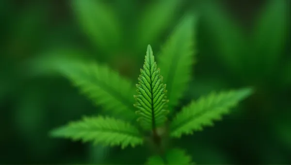 Emerald Foliage Detail With Serrated Edges