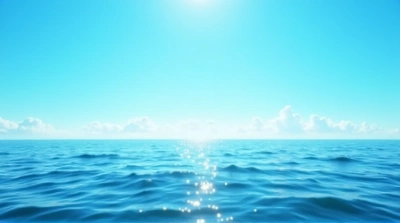 Expansive Ocean View Under Clear Sky