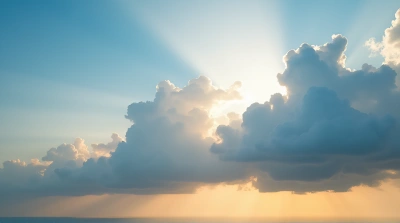 Expansive Sky Filled With Billowing Nimbus Clouds