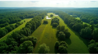 Expansive Woodland With Varied Trees And Clearings