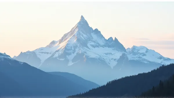 Frost-Covered Summit With Jagged Ridges Panorama