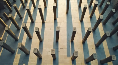 Geometric Pattern Of Tall Structures From Above