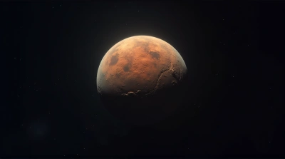 Glowing Celestial Orb Textured Surface Closeup