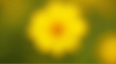 Golden Bloom Miniature Effect Close-Up