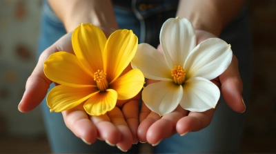 Golden And Ivory Blooms In Soft Light