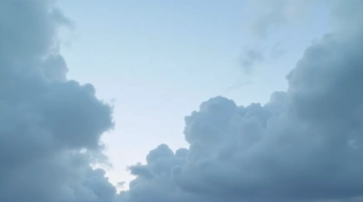 Gray Cloud Formations Filling The Sky