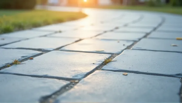 Gray Stone Pathway Under Soft Natural Light