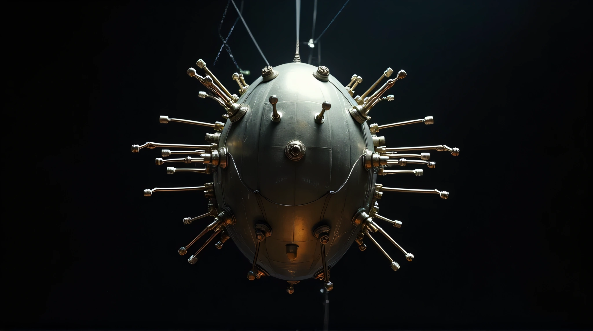 Intricate Orb Device With Metallic Antennae