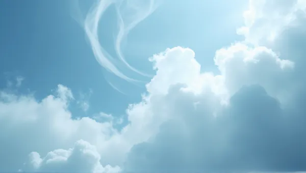 Intricate Vapor Patterns Twisting Across Sky