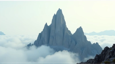 Jagged Peak With Sharp Stone Formations
