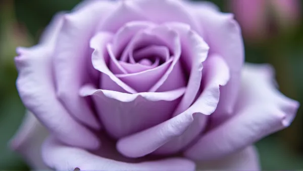 Lavender Rose Close-Up With Soft Natural Light