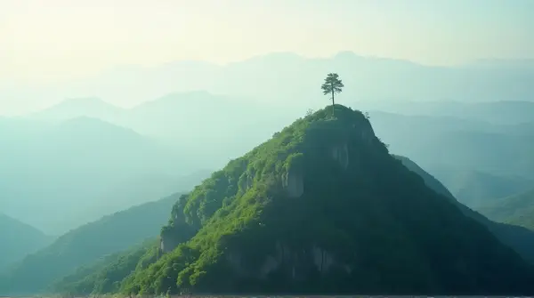 Lush Hilltop With Expansive Horizon View
