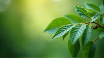 Macro Foliage Patterns With Soft Blurred Background